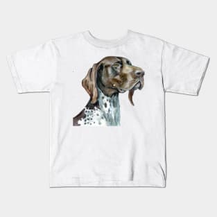 German Shorthaired Pointer Watercolor - Gift For Dog Lovers Kids T-Shirt